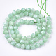 Chapelets de perles naturelles de jade du Myanmar/jade de Birmanie G-T108-27A-2