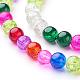 Crackle Glass Beads Strands GGM003-2
