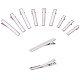 PandaHall Elite 150pcs 3 Size Metal Hair Clips Alligator Hair Clip Flat Top with Teeth Single Prong Curl Clips Hairbow Accessory for Hair Care IFIN-PH0023-81-5