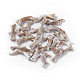 オペークアクリルパーツ  サンゴの枝の形  銀  10~65x2~20x2~5mm  穴：1~1.5mm SACR-P065-A01-1