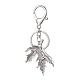 Alloy Leaf Charm Keychain KEYC-JKC00611-04-1