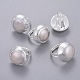 Natural Pearl Adjustable Rings RJEW-E161-01-2