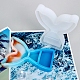Meerjungfrauenschwanz Aufbewahrungsbox Silikonformen DIY-P019-05-6