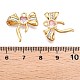 Подвески из латуни с прозрачным фианитом KK-T073-01G-3