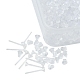 Impostazioni per orecchini in plastica da 500 pezzo per strass KY-FS0001-06-3