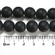 Classificare un filo di perle di agata nera naturale G447-6-2