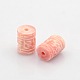 Opaque Resin Carved Column Beads RESI-E005-19-2