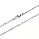 304 collar de cadena coreana de acero inoxidable NJEW-S420-005A-P-1