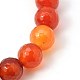 Natural Red Agate Beads Strands G-G316-6mm-04-1