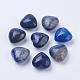 Piedras de amor de corazón de lapislázuli natural DJEW-P009-01A-1