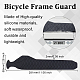 OLYCRAFT 2Pcs Mountain Bike Chainstay Protector MTB Bicycle Down Tube Frame Protector Silicone Bicycle Frame Guard Chain Guard Pad Protect Your Bike from Scratch Black Fish Scales Patterns AJEW-WH0317-16-2