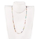 Kits de bijoux en perles de verre électrolytique boulier à facettes SJEW-JS01066-4
