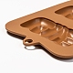 Moldes de silicona de calidad alimentaria para chocolate DIY-F068-01-4