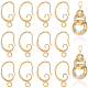 BENECREAT 30Pcs Brass Earring Hooks KK-BC0008-80-1