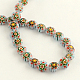 Handmade Millefiori Glass Beads Strands LK-R004-03I-2