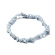 Bracciali elasticizzati con perline di angelite naturale BJEW-JB06621-1