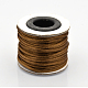Cordons fil de nylon tressé rond de fabrication de noeuds chinois de macrame rattail NWIR-O002-11-1