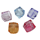 Mixed Color Transparent Acrylic Solid Beads X-PL700M-1