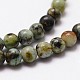Natural African Turquoise(Jasper) Beads Strands G-D840-90-10mm-3