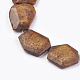 Fili di perline di pepite di magnesite naturale TURQ-L011-01-3