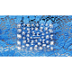 3Dネイルステッカーデカール  花と木  ホワイト  6.2x5.2cm  パッケージサイズ: 9.8x6.2cm。 MRMJ-Q013-29C-1