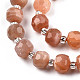 Chapelets de perles de sunstone naturelle naturelles G-N327-08L-3
