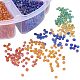 Pandahall 12500pcs 2mm Glass Seed Beads with 1mm Hole for Earring Necklace Braclet Jewelry DIY Craft Making SEED-PH0006-2mm-09-4