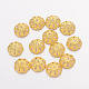 Brass Bead Caps KK-UK0010-01G-2