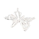 925 подвеска в форме бабочки из стерлингового серебра с прозрачными кубическими цирконами STER-S013-03S-2