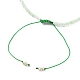 Verstellbare Nylonschnur geflochtenen Perlen Armbänder BJEW-JB05688-02-3