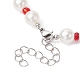 3 Uds. Conjunto de collares de cuentas de perlas acrílicas y semillas de vidrio NJEW-JN04582-7