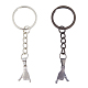 Schlüsselanhänger mit Zughaken-Geste-Anhänger aus Legierung KEYC-WH0036-36B-1