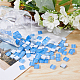 Dikosmetische 400g Glasmosaikfliesen DIY-DC0001-97B-4