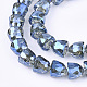 Perlas de vidrio galvanizadas EGLA-T016-01-2