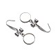 316 Surgical Stainless Steel Earring Hooks STAS-TAC0001-01F-3