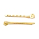 Золотые железные фурнитуры шпильки Bobby Pin X-PHAR-Q017-G1-1