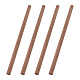 Круглые деревянные палочки из орехового дерева WOOD-WH0034-27B-1