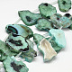 Dyed Natural Agate Nuggets Beads Strands G-E331-08B-1