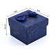 Cinta arco cartón anillos joyería cajas de regalo CBOX-N013-023-2