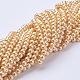 Glass Pearl Beads Strands HY-6D-B62-3