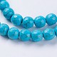 Chapelets de perles en turquoise synthétique G-E456-47A-10mm-3