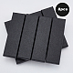クラフト紙のペンボックス  スポンジで  ペン用ギフト包装ボックス  長方形  ブラック  18.3x5.3x2.5cm CON-BC0006-62-5