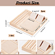 NBEADS Wooden Jewelry Display Tray Kit EDIS-WH0030-21A-2