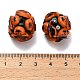 Бусины из полимерной глины со стразами и смолой на тему Хэллоуина RESI-Z045-02B-03-3