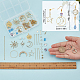 Sunnyclue kits de fabrication de boucles d'oreilles diy star sun DIY-SC0020-27-3