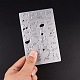 Buchstaben- und Zahlenrahmen Metall Stanzformen Schablonen DIY-PH0019-28-3