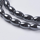 Non-Magnetic Synthetic Hematite Beads G-H1080-1-3