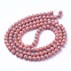 Cuisson opaque de perles de verre peintes GLAA-L024-B-21-3