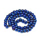 Electroplate Non-magnetic Synthetic Hematite Beads Strands G-T061-49I-2