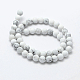 Chapelets de perles en howlite naturelle X-G-F518-22-6mm-2